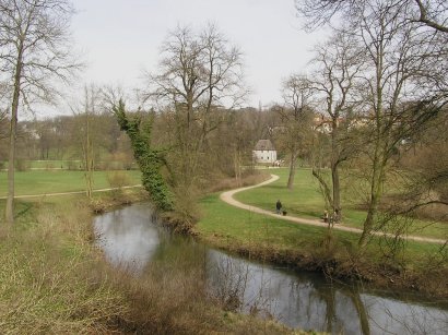 das im Park an der Ilm gelegene Gartenhaus von Goethe