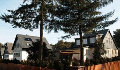 Blick auf die Siedlung Am Nuthestrand